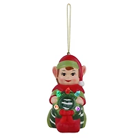 Mr. Christmas Nostalgic Ceramic Elf Ornament