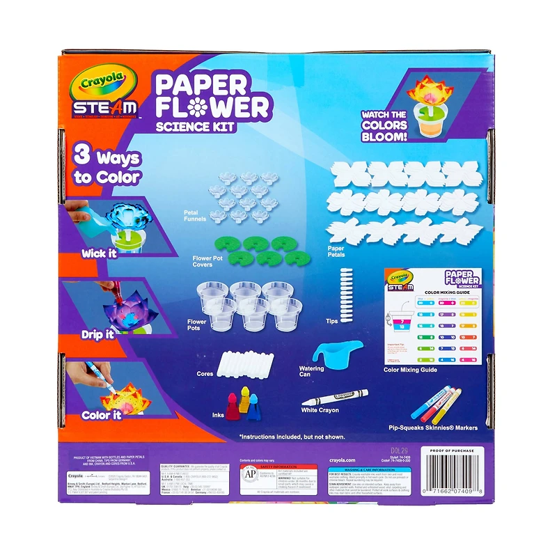 Crayola® S.T.E.A.M Paper Flower Science Kit