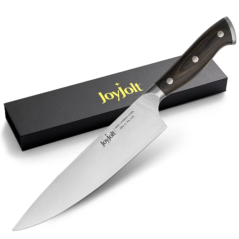 JoyJolt® 8" High Carbon Steel Chef Knife
