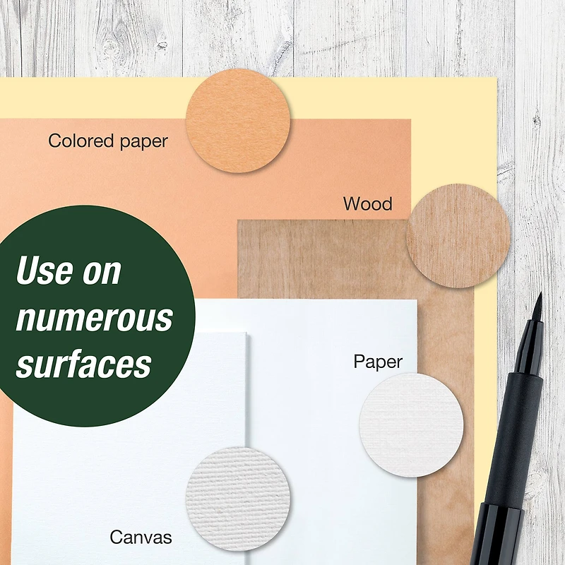 Faber-Castell® PITT® 8 Piece Black Artist Pen Set