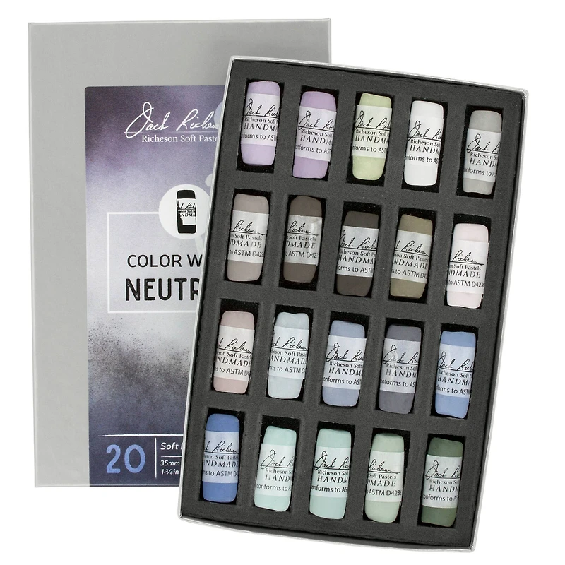 Jack Richeson Neutrals Handrolled Pastels Set