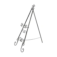 49'' Black Iron Traditional Easel