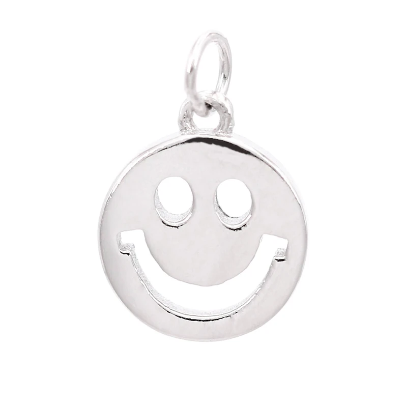 Sterling Silver Smile Icon Charm by Bead Landing™