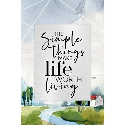 9" The Simple Things Plaque