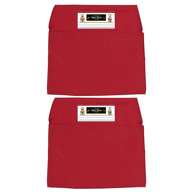 Seat Sack® Large 17" Red Chair Pockets, 2ct.