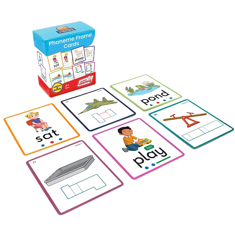 Junior Learning® Phoneme Frame Flashcards: The Science of Reading Supplementary Resources