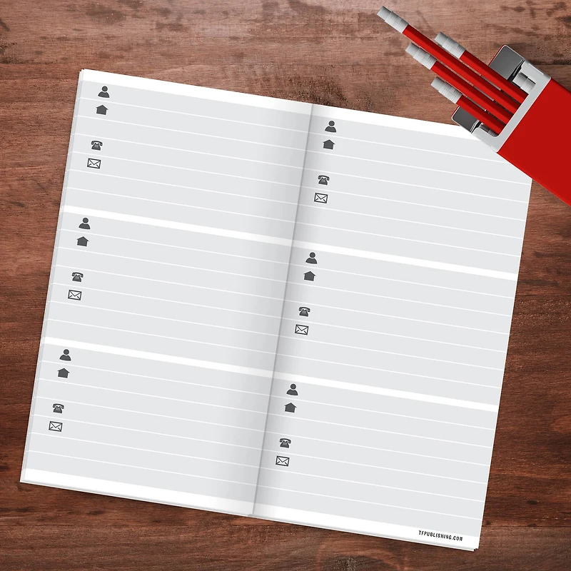 TF Publishing Indiana Address Book