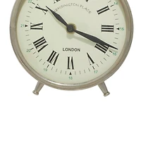 7" Stainless Steel and Aluminum Traditional Clock