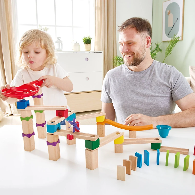 Hape Marble Run DIY Wood Building Racetrack