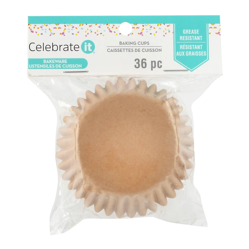 Kraft Baking Cups by Celebrate It™, 36ct.