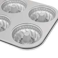 Martha Stewart 6-Cup Carbon Steel Doughnut Pan