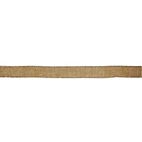 7/8" x 24ft. Gold Shimmer Wired Faux Linen Ribbon by Celebrate It®