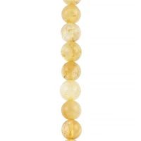 Citrine Round Beads by Bead Landing
