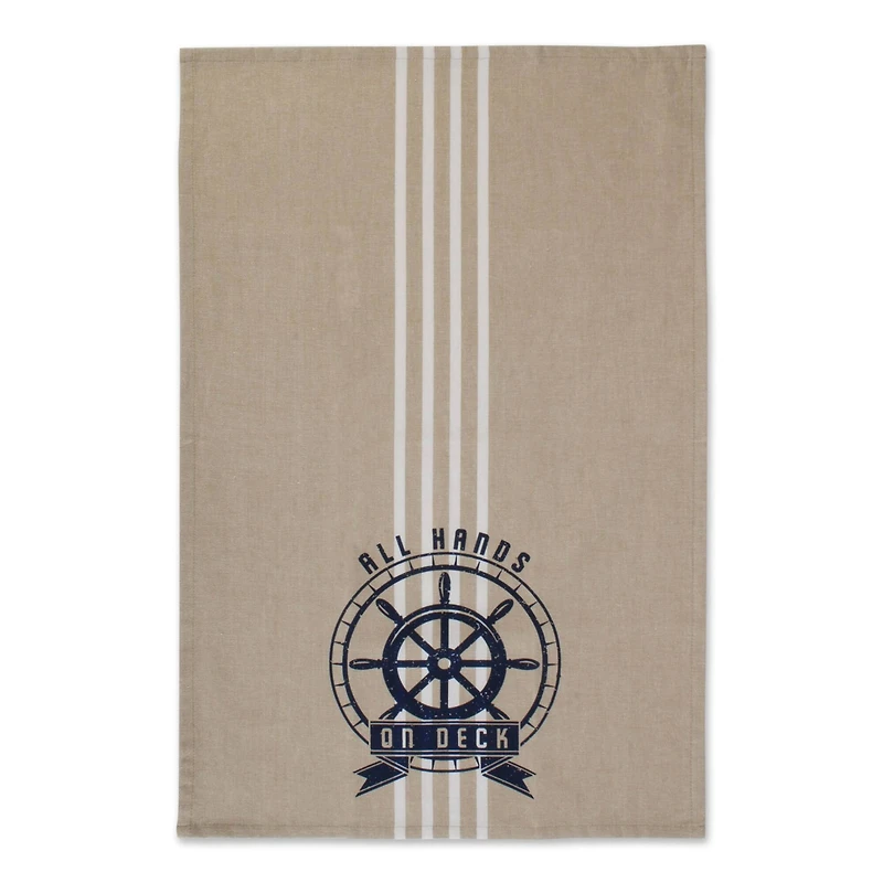 DII® Seafair Maritime Printed Dishtowel, 3ct.