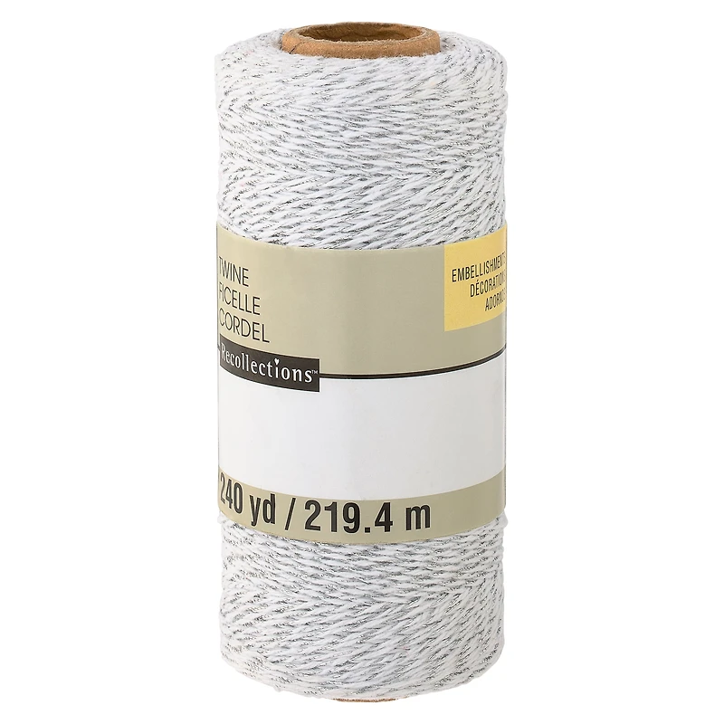 12 Pack: Silver Twine Spool by Recollections™