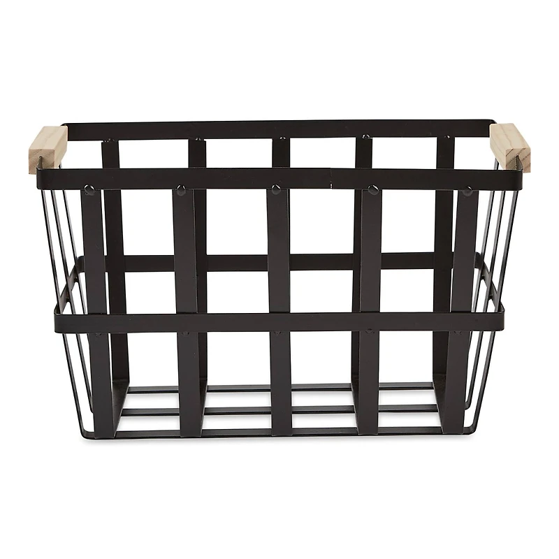 DII® Black Metal Urban Modern Basket Set