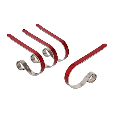 Original MantleClip® Prismatic Red Stocking Holders, 4ct.