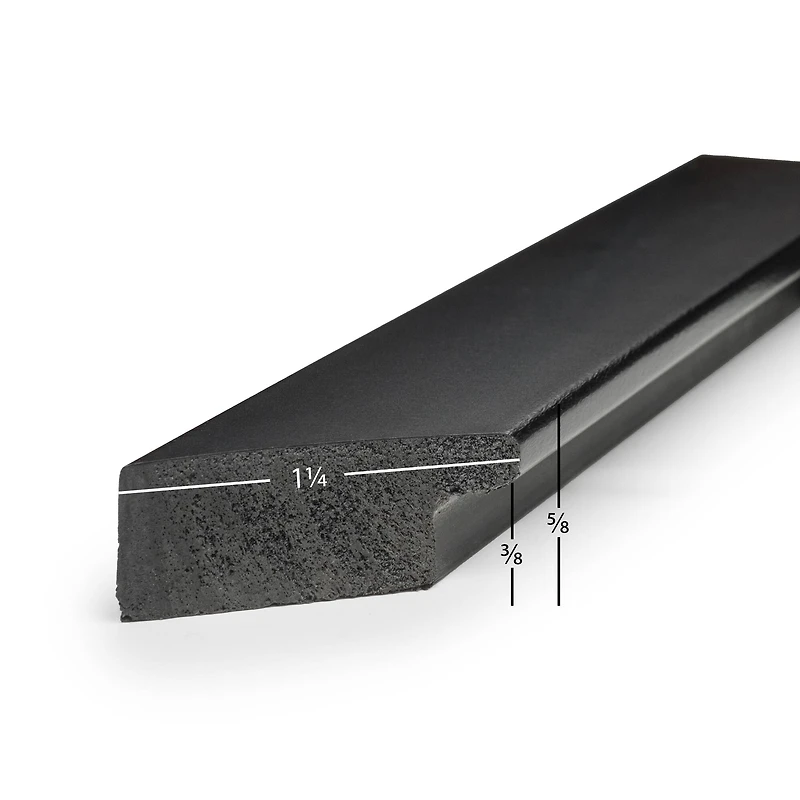 Frame USA Simply Poly Black Single Image Picture Frame