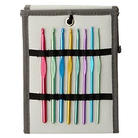 Aluminum Crochet Hook Set in Carry Case by Loops & Threads®
