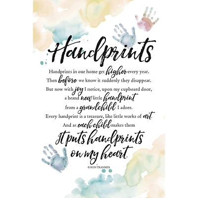 Handprints Woodland Grace Series Wood Plaque With Easel