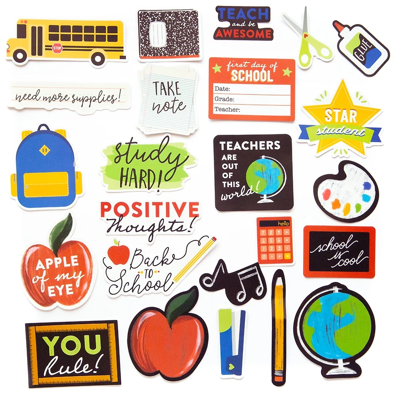 School Die Cut Stickers by Recollections™