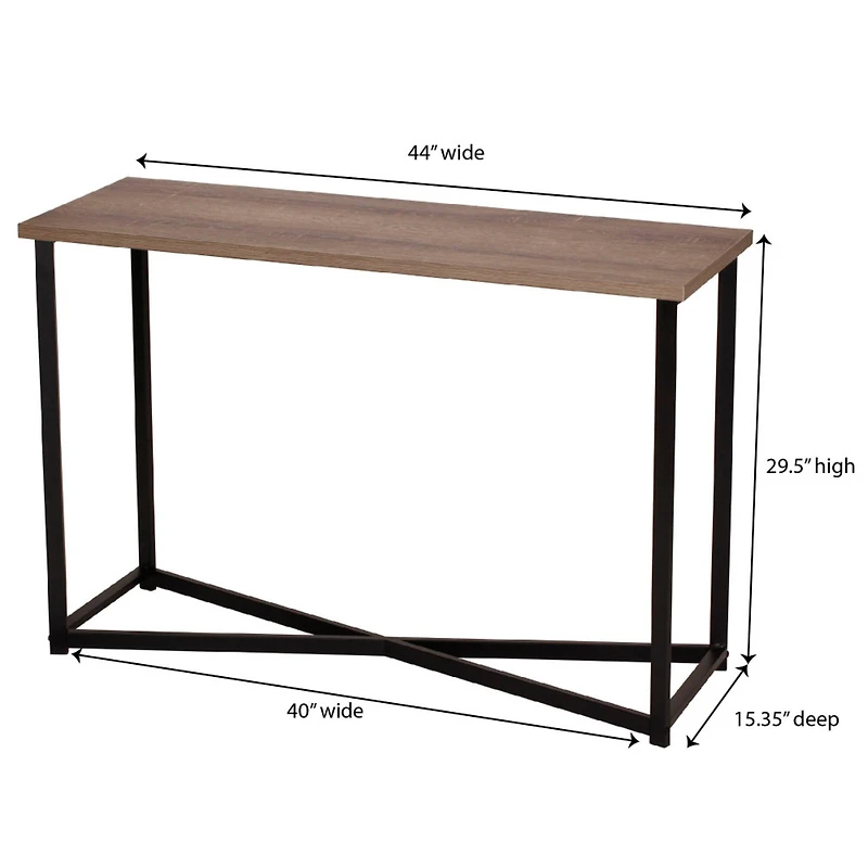 Household Essentials Jamestown 30" Console Table