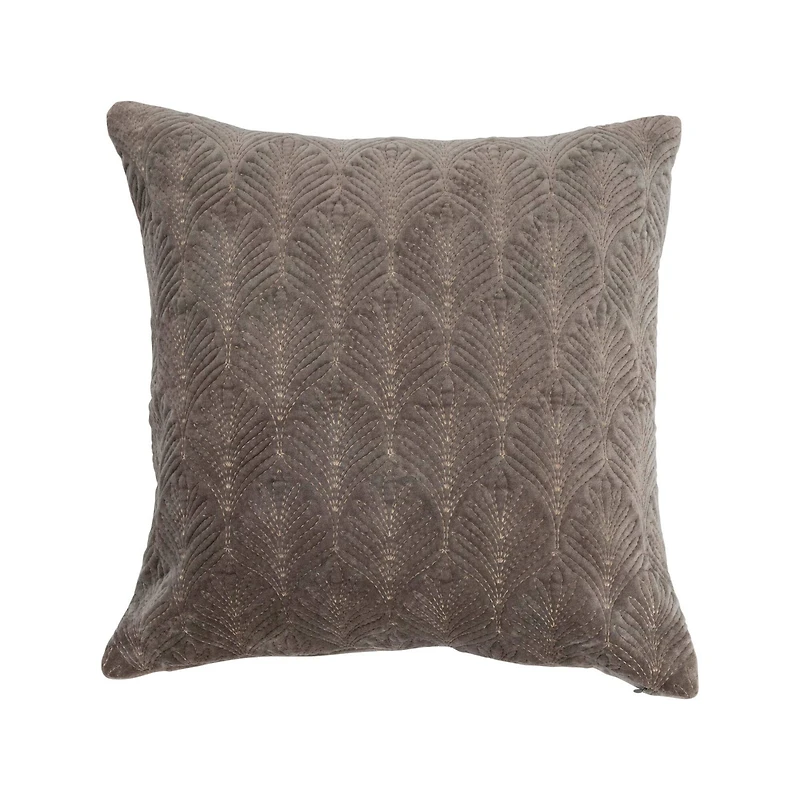 Hello Honey® Gold Metallic Embroidered Cotton Velvet Pillow