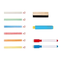 Hape Store & Go Easle Double-Sided Blackboard & Magnetic Whiteboard