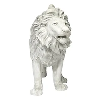 Design Toscano 25" Regal Lion Sentinel of Grisham Manor Statue with Right Foot Forward
