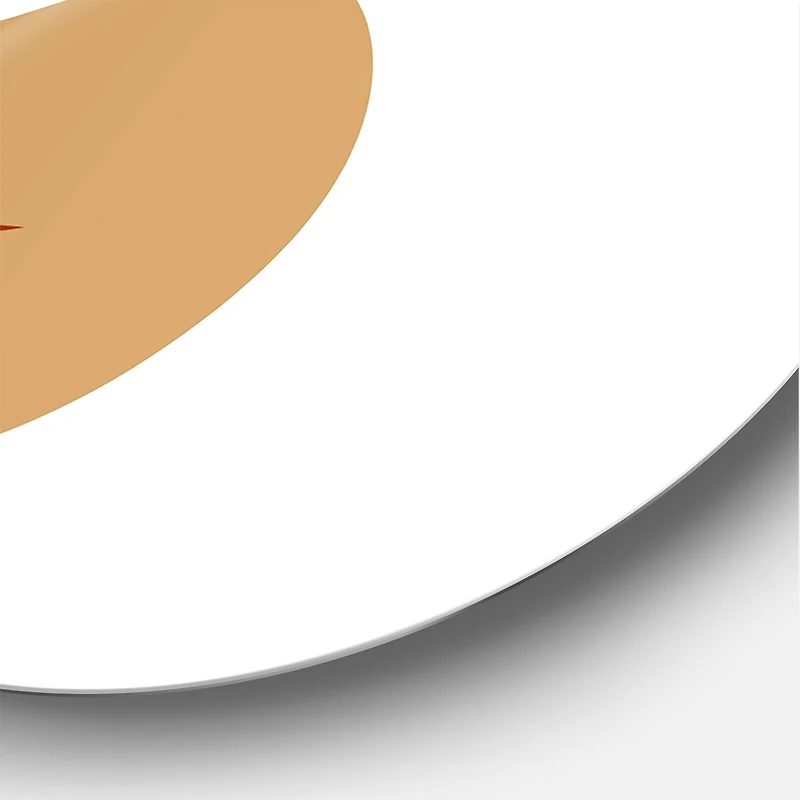 Designart - Elementary Shapes With Abstract Flowers Plants II