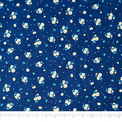 SINGER Royal Floral Cotton Fabric