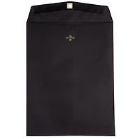 JAM Paper Smooth Black Open End Catalog Envelopes with Clasp Closure