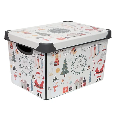 Simplify Happy Christmas Storage Tote Bin
