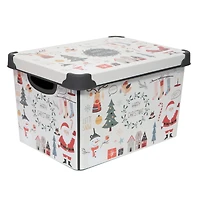 Simplify Happy Christmas Storage Tote Bin