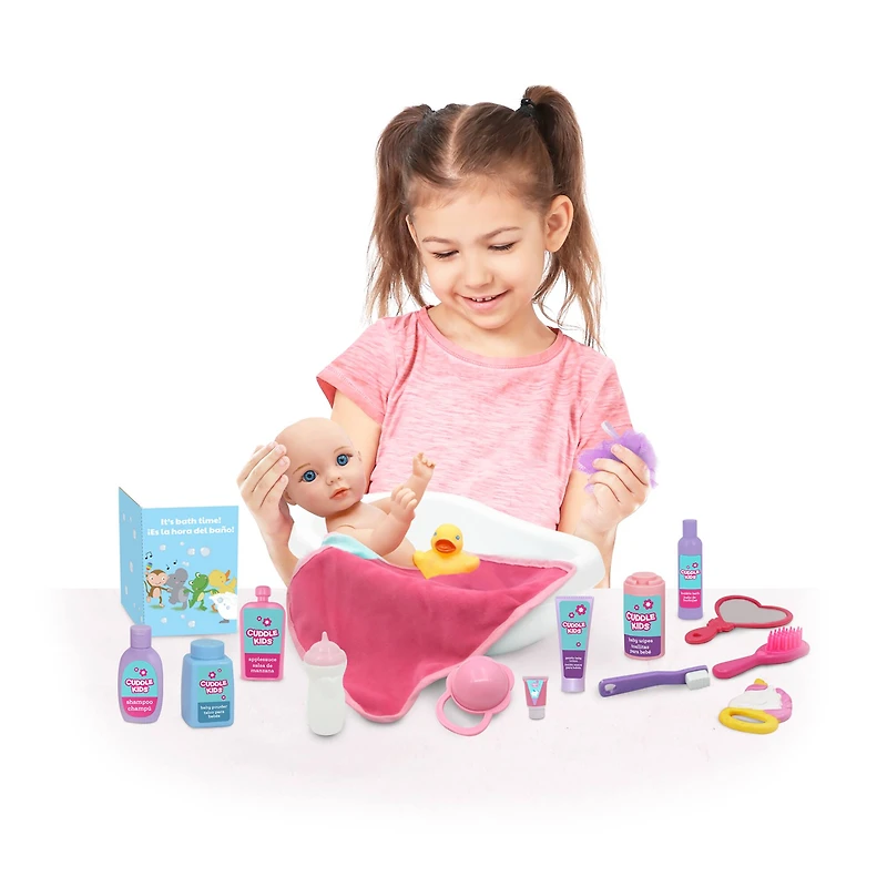 Little Darlings Baby Doll Feed & Care Deluxe Playset