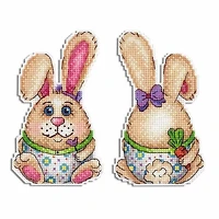 MP Studia Easter Rabbit Plastic Canvas Counted Cross Stitch Kit