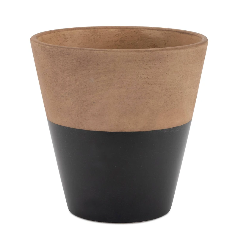 Two-Tone Tapered Planters Set