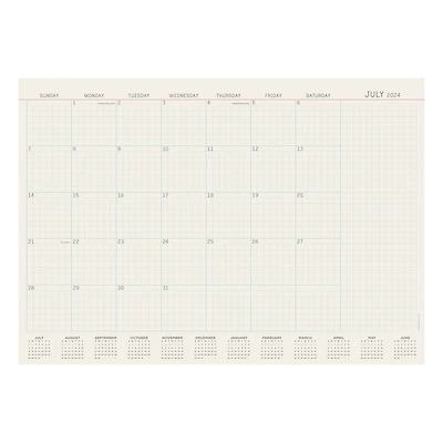 TF Publishing 2024-2025 Medium Vintage Professional Desk Pad Calendar
