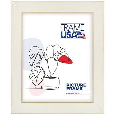 Frame USA Clean Cut Off-White Single Image Picture Frame