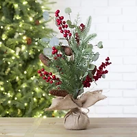 Glitzhome® Christmas Pine, Eucalyptus & Berry Tree
