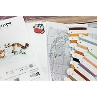 LetiStitch Winter Kitties Counted Cross Stitch Kit