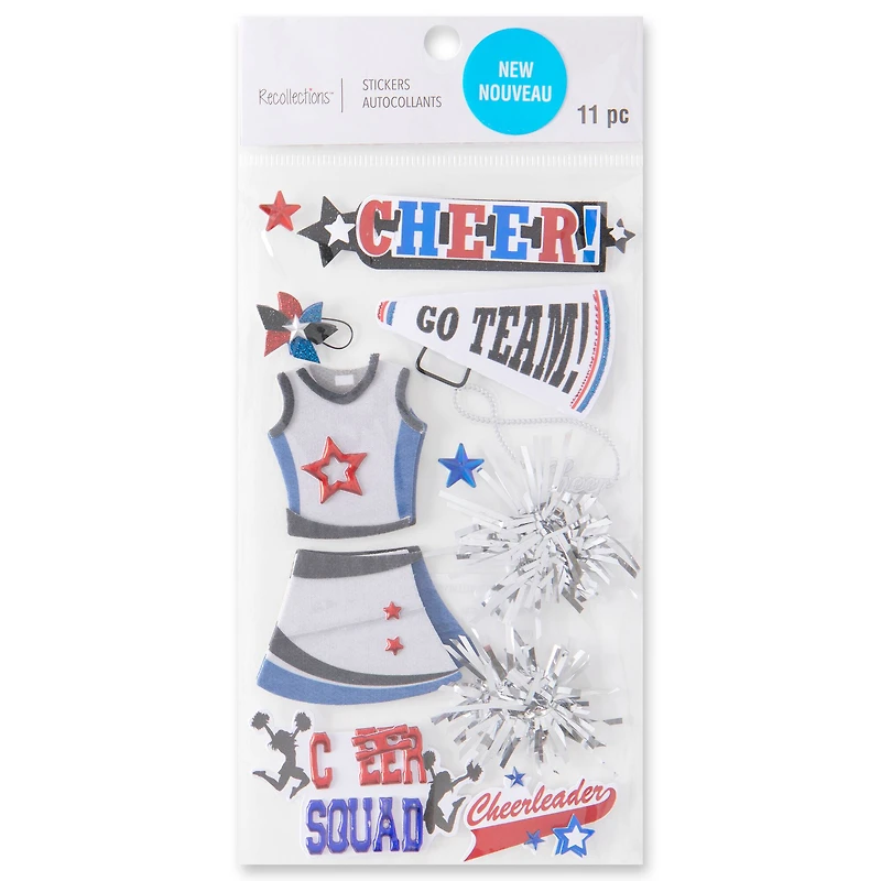 12 Pack: Cheerleading Stickers by Recollections™