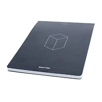 Global Art Quattro Black Blank Journal, 8.5" x 12"