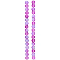 Matte Purple Opal Glass Round Beads, 8mm by Bead Landing™