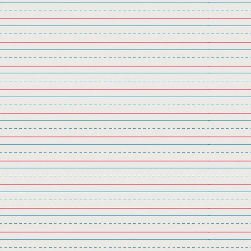 Pacon® 8.5" x 11" Skip-A-Line Short Ruled Newsprint Handwriting Paper, 3 Packs of 500 Sheets