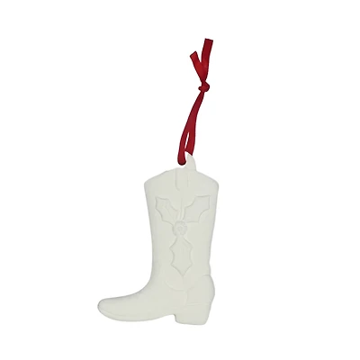 4" DIY Ceramic Cowboy Boot Ornament by Make Market®
