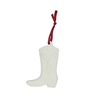 4" DIY Ceramic Cowboy Boot Ornament by Make Market®