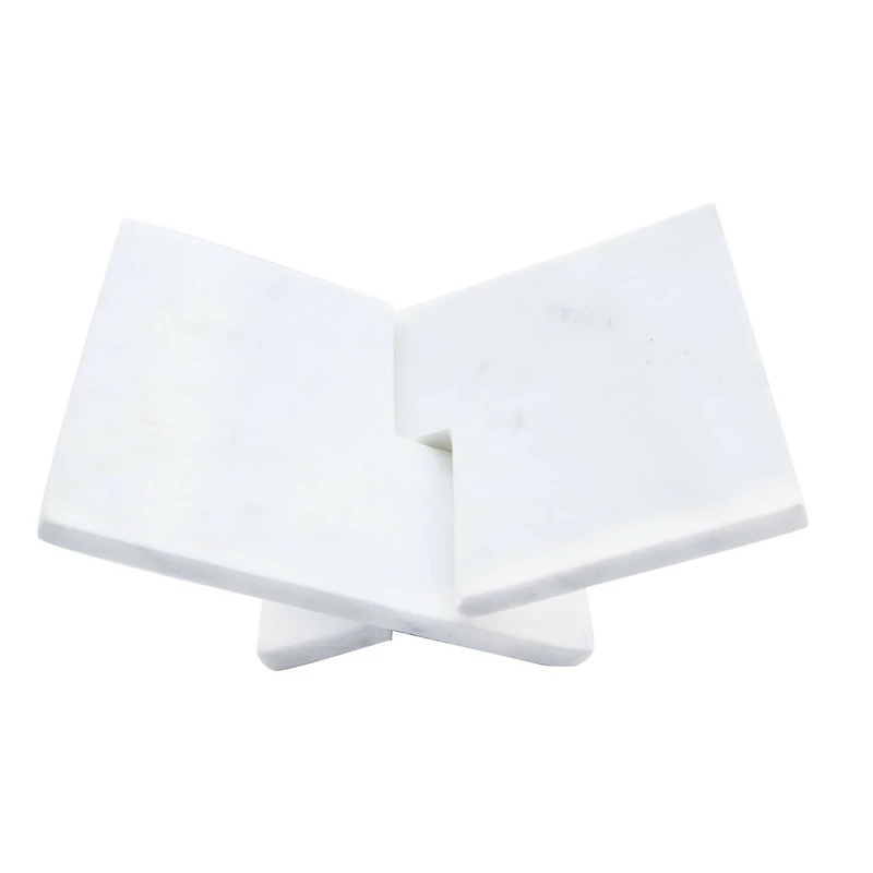 Hello Honey® White Decorative Marble Book Holder