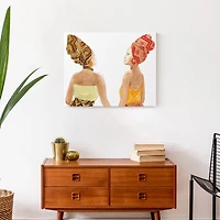 Women In Conversation 20" x 16" Canvas Wall Art