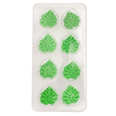 Sweet Tooth Fairy® Green Tropical Leaves Icing Decorations, 8ct.